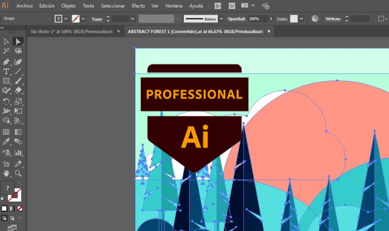 AC Pro – Graphic Design & Illustration using Adobe Illustrator